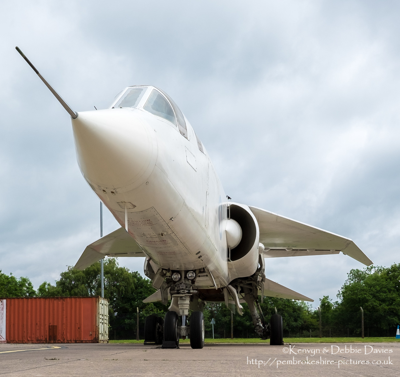 Designed in the early 60s, the first flight of the TSR 2 (Tactical Strike and Reconnaissance Mach 2) occurred in 1964. This is the second TSR 2 built (the first and only one that flew no longer exists).